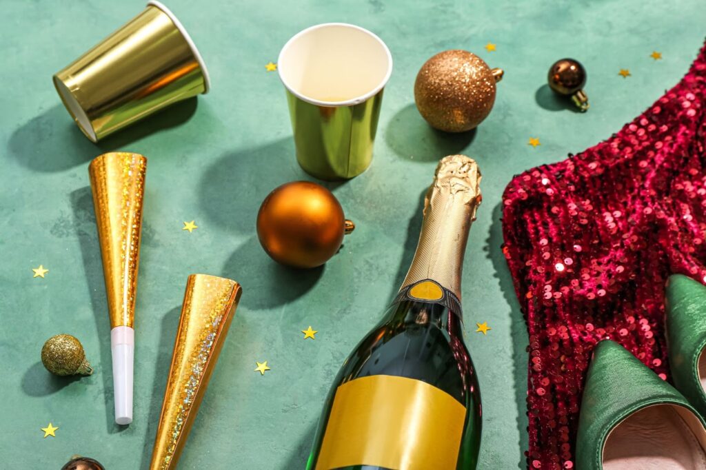 new years and Christmas party accessories 