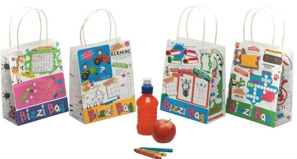 Colourful Bizzi Bags for children