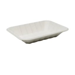 Standard Bagasse Chip Tray 16.5 x 12.5 x 3 cm