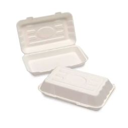 Fish &amp; Chip Bagasse Food Box 10" x 6"
