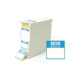 Day Of The Week Labels Monday 25mm