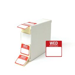 Day Of The Week Labels Wednesday 25mm