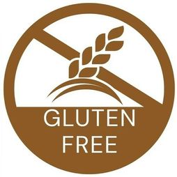 Vogue 1" Gluten Free Label GJ060