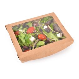 Vegware 01VWSALAD 1100ml Large Window Salad Box