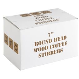 100% Natural Biodegradable Wooden Drink Stirrers 180mm