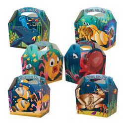 Colpac 10025 Recyclable Kid's Meal Box 'Under the Sea' 01MBUNDE