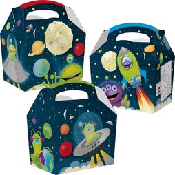 Colpac 10177 Recyclable Kid's Meal Box Space Aliens 01MBALIE