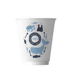 8oz Double Wall Home Compostable Aqueous Cups