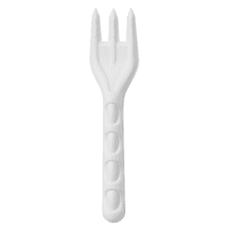 Compostable Eco-Friendly White Bagasse Forks 151mm