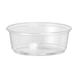 8oz Majestic plastic containers with lids