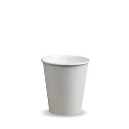 6oz White Compostable Single Wall Cup