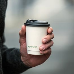 Vegware 79-Series Cpla Hot Cup Lid, Black - VLID79SB alternative