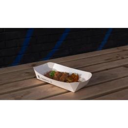 Notpla 10"x6" Deep Trays - White alternative
