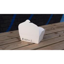 Notpla Medium Takeaway Boxes 1200ml - White alternative