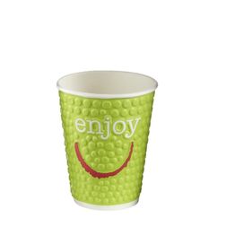 Huhtamaki Enjoy Double Wall Disposable Hot Cups 225ml / 8oz alternative