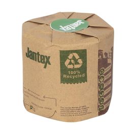 Jantex Green 100% Recycled Wrapped Toilet Roll 3ply 260 Sheets alternative