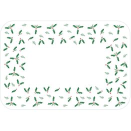 Paper Jolly Holly Placemat - 36.5cm x 25cm PPM-JLL