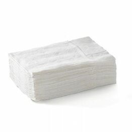 White Paper Napkin 1 ply 27 x 21cm to fit compact dispenser