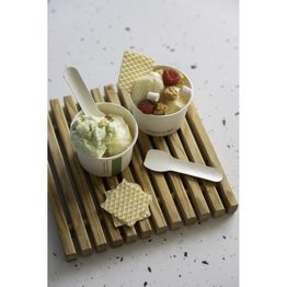 Vegware VP-SP3.5 3.5in/90mm Paper Ice-Cream Spoon alternative