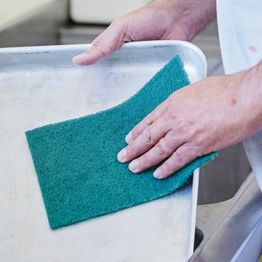 Robert Scott Eco Green Scourer 9" x 6" 100% Recycled material alternative