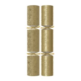 12" Gold Starlight Christmas Crackers - C Contents C502-GSL-C