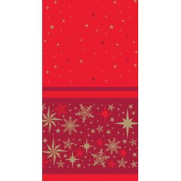 120cm x 40m Swansilk Banquet Roll Merry &amp; Bright - Red SLKBRMYB-R