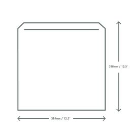 Vegware 12 X 12in Recycled Kraft Flat Bag - 201246S alternative