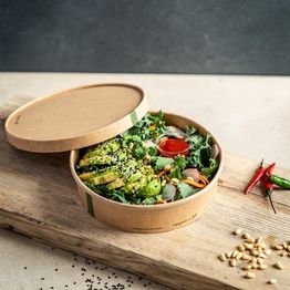 Vegware 26oz PLA-Lined Kraft Paper Food - RSC-26K alternative