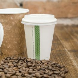 Vegware 8oz White Hot Cup, 79-Series - LV-8 alternative