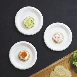 Vegware 9in Source-Reduced Bagasse Plate - P006-SR alternative