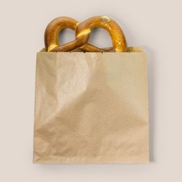 Vegware 201244S 10 X 10in Recycled Kraft Flat Bag alternative