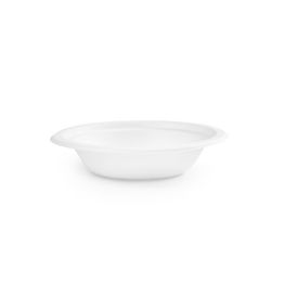 Vegware L043NW 12oz / 340ml Wide Nourish Moulded Fibre Bowl