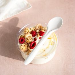 Vegware VP-SP6.2 6.2in Compostable Paper Spoon alternative