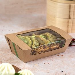 Vegware MFWB-8X5 8 X 5in Microflute Hinged Window alternative