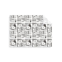 Vegware Grill Theme Printed Greaseproof Papers 400 x 300mm VGGSH-GRILL