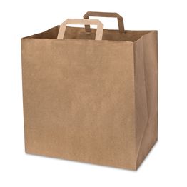 XL Shallow Paper Carrier Brown 13x8.5x13"