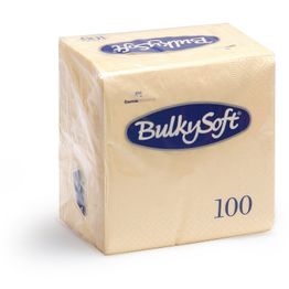 Bulkysoft 2 Ply Cream Lunch Napkin 33cm x 33cm 32160