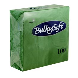 Bulkysoft 2 Ply Green Lunch Napkin 33cm x 33cm