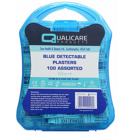 Plasters Blue Detectable Washproof - Assorted Sizes
