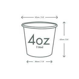 Vegware LV-FS04 4oz Feel Snug Hot Cup, 62-Series alternative