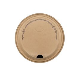 Vegware VLID89P-FS Feel Snug 89-Series Paper Sipping Lid