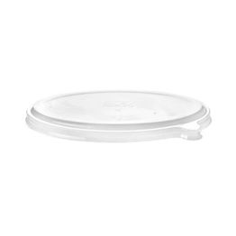 Vanguard WorldView Clear Vented PLA Lid for 24oz &amp; 32oz Oval Containers