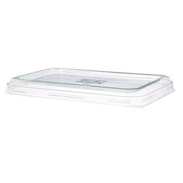 Vanguard WorldView Clear PLA Lid EP-SCRC24LIDLP-EP for 24oz &amp; 32oz Rectangular Containers