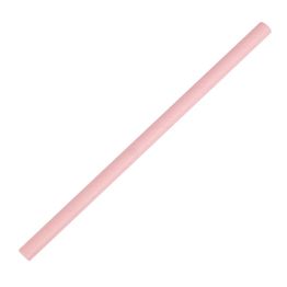 Fiesta Compostable Paper Smoothie Straws Pink