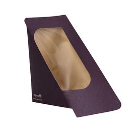 Vegware VWST68-FS Feel Snug Self-Seal 68mm Sandwich Wedge
