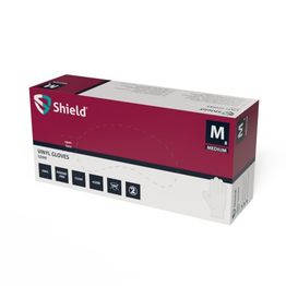 Shield GD09 Clear Vinyl Powder Free Disposable Gloves alternative
