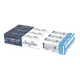 Wrapex Speedwrap Cling Film Refill 45cm x 300m (Pack of 3 rolls)
