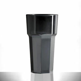 BB Plastics 12oz Black Elite Remedy Polycarbonate Glass