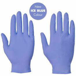 Supertouch Blue Nitrile Powder Free Gloves