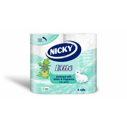 3ply Nicky Elite Luxury Toilet Paper - Pack of 40 Rolls